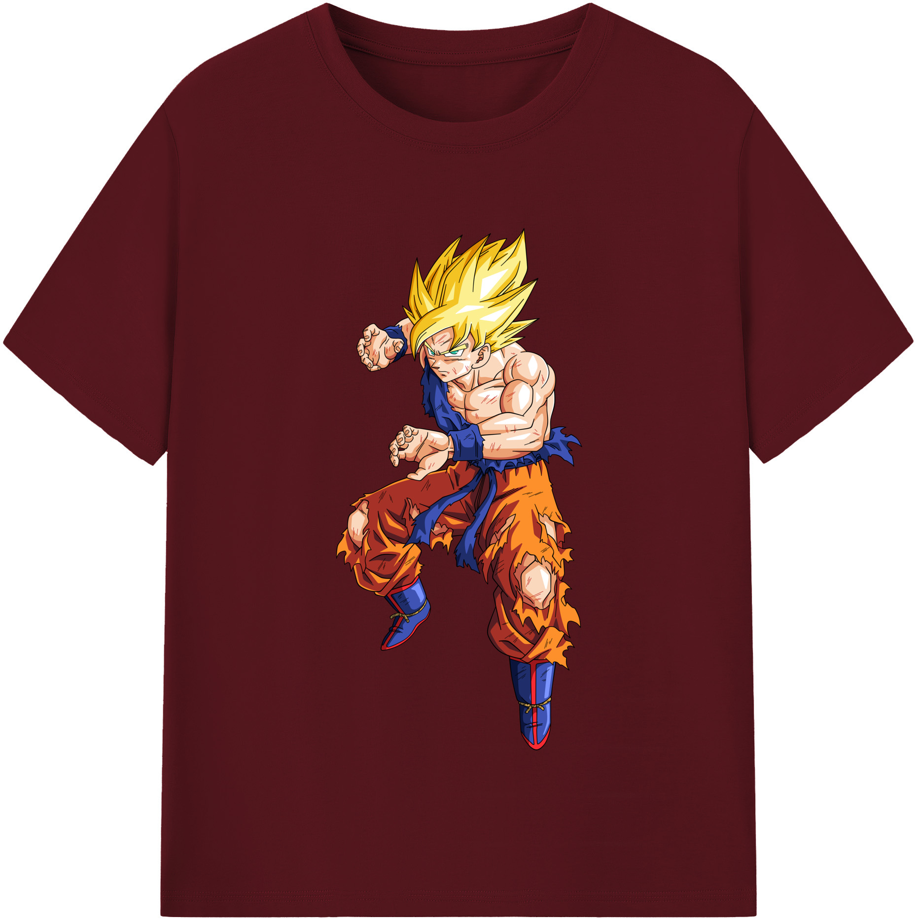 （画像用） ドラゴンボール 孫悟空（そん ごくう）Son Goku カカロット DRAGON BALL Kakarotto 綿100％半袖Tシャツ（フロントプリント）